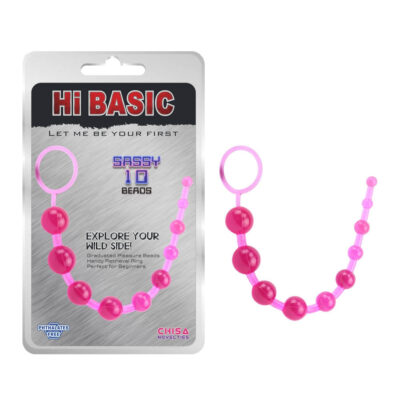 Sassy Anal Beads Pink Exemple