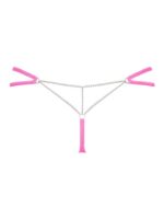 Chainty thong pink  S/M - Chiloti Sexy Pentru Femei