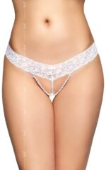 G-String 2491 - white    S/M Exemple