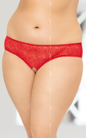 Panties 2467 - Plus Size - red    XL - Chiloti Sexy Pentru Femei