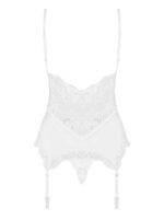 Profil 810-COR-2 corset & thong white  S/M