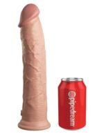 11" Dual Density Silicone Cock  Light Exemple