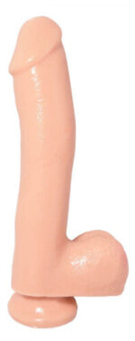 Basix Rubber Works 10 inch Dong With Suction Cup - Dildo