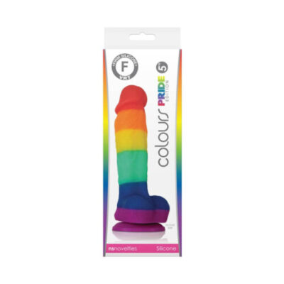 Colours Pride Edition 5 inch Dildo Rainbow - Dildo