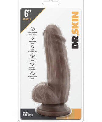 Dr. Skin Mr. Smith 7 inch Dildo Chocolate Exemple