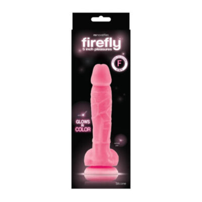 Firefly 5 inch Glowing Dildo Pink Exemple