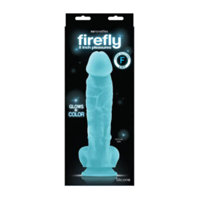 Firefly 8 inch Glowing Dildo Blue Exemple