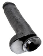 Dildo Cu Testicule King Cock 11 inch Cock With Balls Black