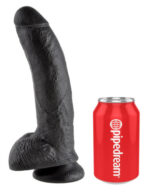King Cock 9 inch Cock With Balls Black Exemple