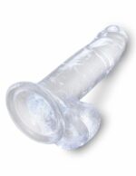 King Cock Clear 7" Cock with Balls Exemple