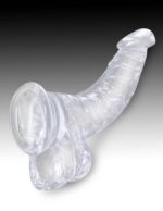 Profil King Cock Clear 7.5" Cock with Balls