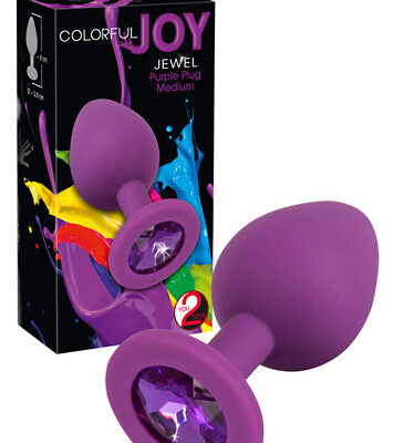Colorful Joy Jewel Purple Plug - Dopuri Anale