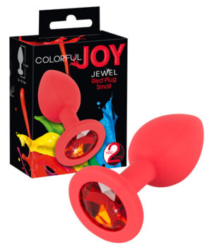 Colorful Joy Jewel Red Plug - Dopuri Anale