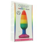 Dop anal Cu Ventuza Colours - Pride Edition - Pleasure Plug - Medium -Rainbow
