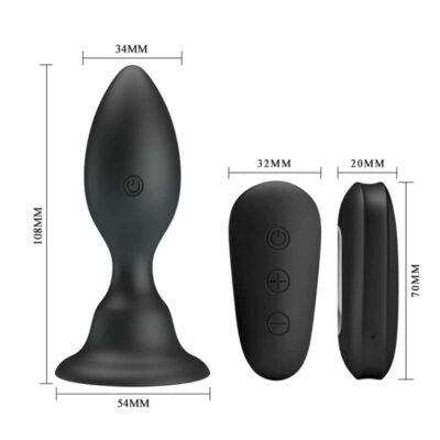 Mr. Play Vibrating Anal Plug with Remote Control Exemple