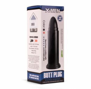 X-MEN 10" Huge Butt Plug Black 2 - Dopuri Anale