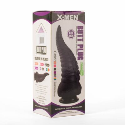 X-MEN 8" Butt Plug Black Exemple