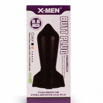 X-MEN 9.6" Huge Butt Plug Black 2 - Dopuri Anale