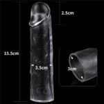 Flawless Clear Penis Sleeve Add 1'' - Extendere Si Prelungitoare Penis