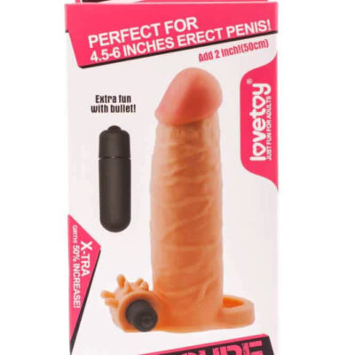 Pleasure X-Tender Vibrating Penis Sleeve  1 - Extendere Si Prelungitoare Penis