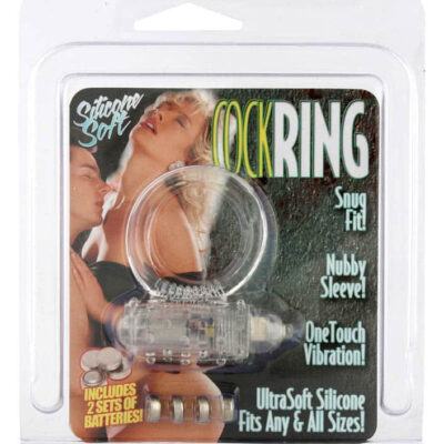 Cockring Silicone Vibrating Clear Exemple