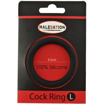 Malesation Silicone Cock Ring Black L Exemple