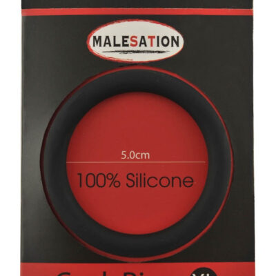 Malesation Silicone Cock Ring Black XL - Inele Si Mansoane