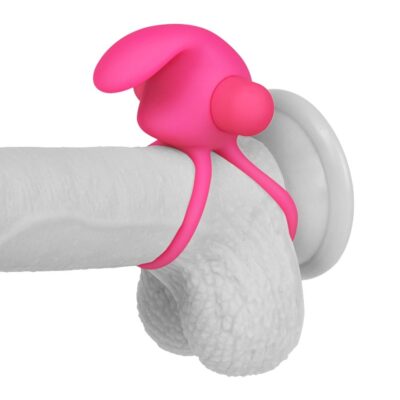 Power Clit Duo Silicone Cockring Pink Exemple
