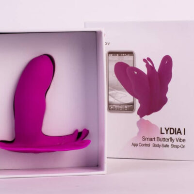 Realov - Lydia I Smart Butterfly Vibe Purple - Stimulatoare Clitoris
