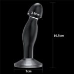 6.5'' Flawless Clear Prostate Plug Exemple