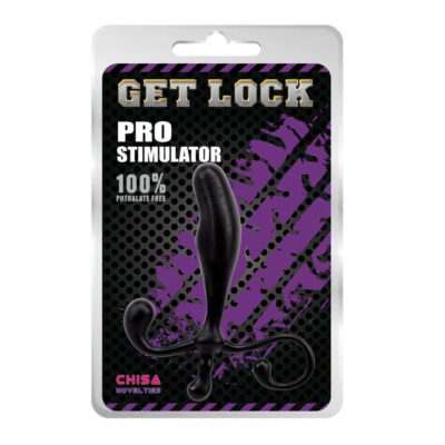 Get Lock Pro Stimulator Black - Stimulatoare Prostata