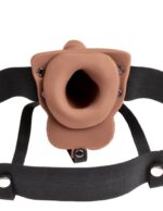 Profil Fetish Fantasy 6 inch Hollow Rechargeable Strap-On Tan