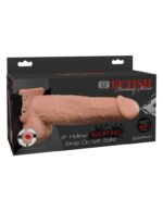 Profil Fetish Fantasy Series 9 inch Hollow Squirting Strap-on with Balls Flesh