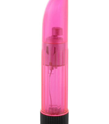 Lady Finger Vibrator Clear Pink - Vibratoare Clasice