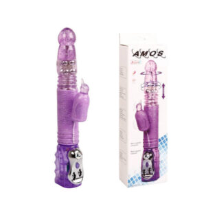 Amos Rabbit Vibrator Purple - Vibratoare Rabbit Si Punctul G