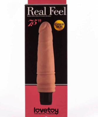 7.5" Real Feel Cyberskin Vibrator - Vibratoare Realistice