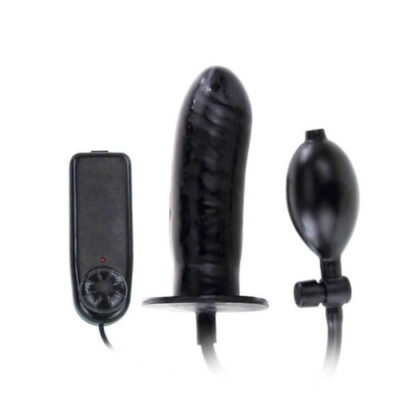 Bigger Joy Inflatable Penis Black 2 - Vibratoare Realistice