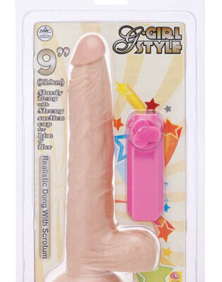 G-Girl Style 9 inch Vibrating Dong - Vibratoare Realistice
