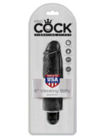 King Cock 6 inch Vibrating Stiffy Black Exemple