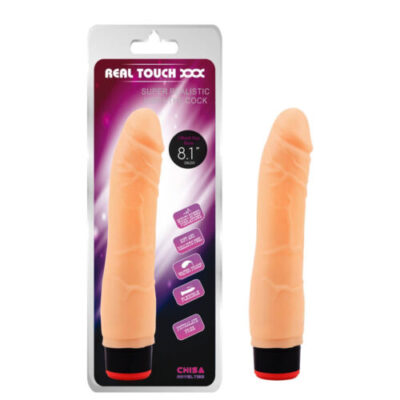 Real Touch XXX 8.1 inch Vibe Cock - Vibratoare Realistice
