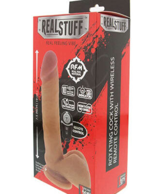 RealStuff 7.5 inch Rotating Remote Vibe - Vibratoare Realistice