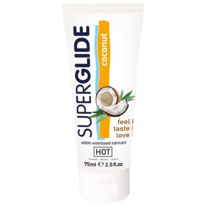 HOT Superglide edible lubricant waterbased - COCONUT - 75ml Exemple