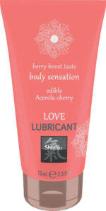 Love Lubricant edible - Acerola Cherry 75ml - Lubrifianti Pe Baza De Apa