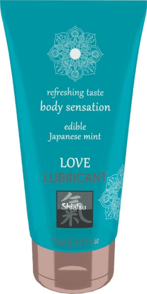 Love Lubricant edible - Japanese Mint 75ml - Lubrifianti Pe Baza De Apa