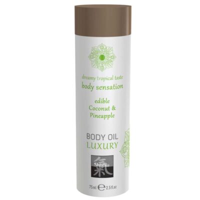 Luxury body oil edible - Coconut & Pineapple 75ml Exemple