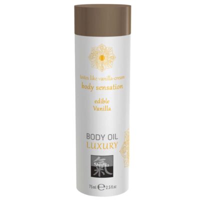 Luxury body oil edible - Vanilla 75ml Exemple