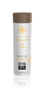 Luxury body oil edible - Vanilla 75ml - Lumanari Si Uleiuri Masaj